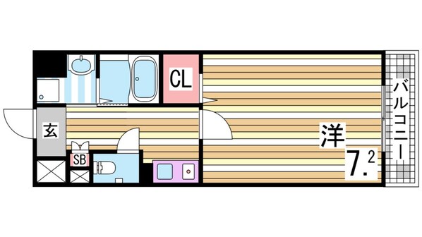 谷上駅 徒歩10分 2階の物件間取画像